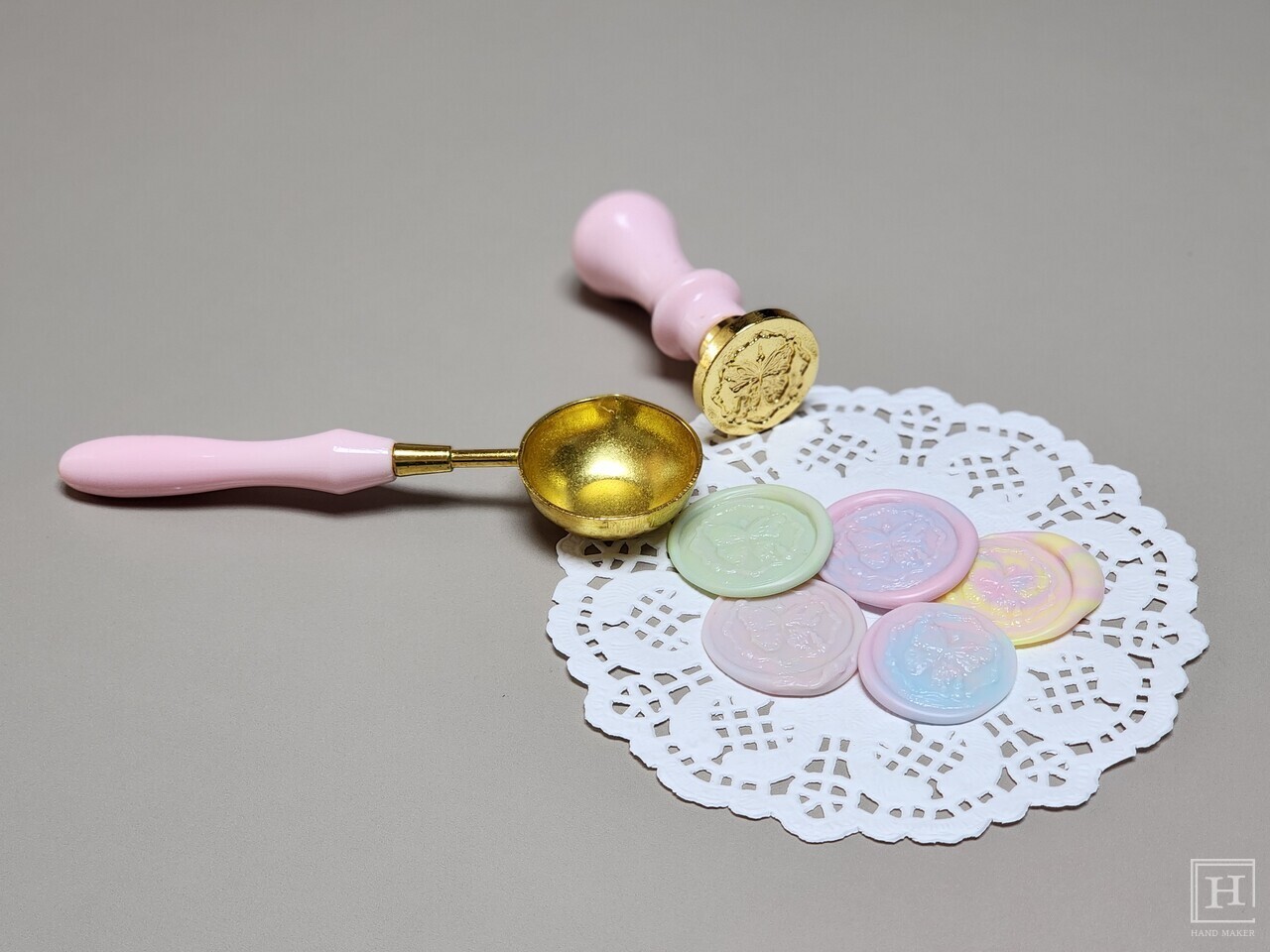 Finished product of the sealing wax made by the reporter / Reporter Eun-ji Jeon